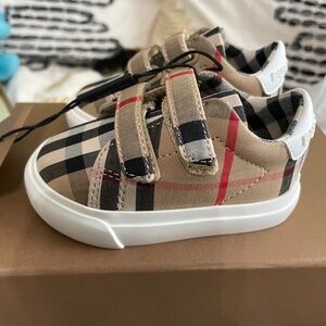 Burberry Toddler Check Velcro Sneakers
